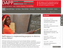 Tablet Screenshot of dapp-malawi.org
